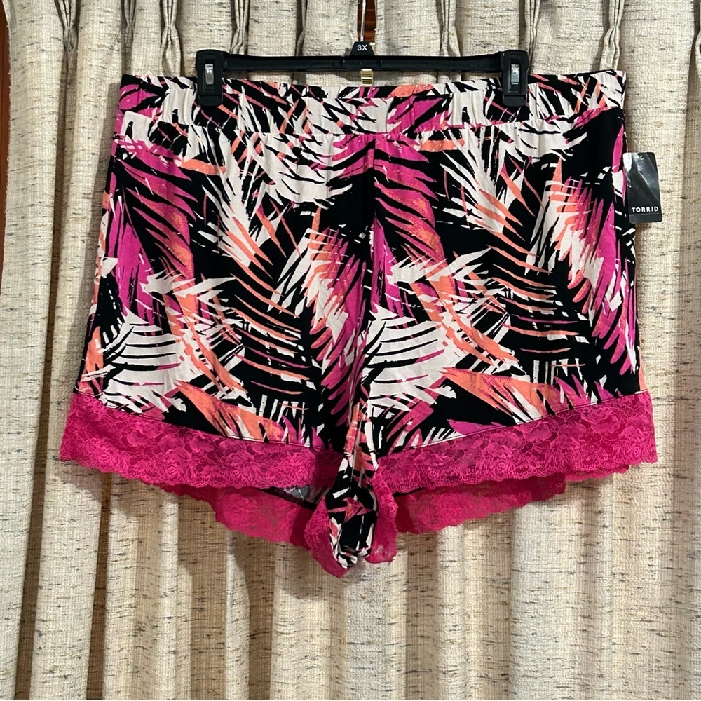 Torrid Sleep Lounge Super Soft Lace Trim Short - 4X